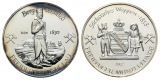 Freiberg, Bergbau-Medaille 1992; 999 AG, 31,14 g, Ø 40,0 mm