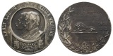 Wilhelm II. und Großherzog Ernst Ludwig, versilberte Medaille...