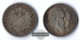 Baden, Kaiserreich  2 Mark  1906 Friedrich I. 1856-1907   FM-F...