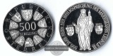 Österreich  500 Schilling 1985  Markgrafen Leopold III. FM-Fr...