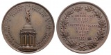 Linnartz  DEUTSCHLAND Bronzeme 1875 (unsign.), Einweihung des ...