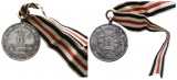 Medaille mit Band 1870; Eisen, 11,61 g, Ø 29,1 mm