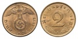 Drittes Reich, 2 Pfennig 1937