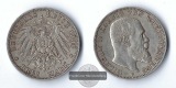 Württemberg, Kaiserreich  3 Mark  1908 F   Wilhelm II. 1891-1...