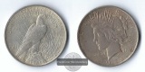 USA,  1 Dollar  1922  Peace Dollar    FM-Frankfurt    Feinsilb...