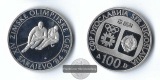 Jugoslawien,  100 Denar  1982  Olympische Winterspiele in Sara...