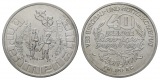 Freiberg; Bergbau-Medaille o.J.; Zinn, 27,61 g, Ø 39,9 mm