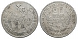 Freiberg; Bergbau-Medaille o.J.; Zinn, 27,29 g, Ø 40 mm