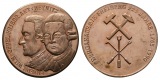 Freiberg; Bergbau-Medaille 1990; Kupfer, 32,31 g, Ø 40 mm