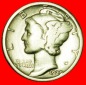 + MERCURY (1916-1945): USA ★ 10 CENTS 1929 SILBER! OHNE VORB...