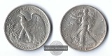 USA,  Half Dollar  1943  Walking Liberty FM-Frankfurt   Feinsi...