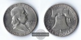 USA,  Half Dollar  1963   Franklin   FM-Frankfurt    Feinsilbe...