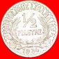 · FRANKREICH (1934-1936): LIBANON ★ 1/2 PIASTRE 1934 UNGEW...