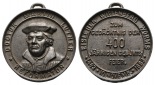 Martin Luther, Medaille 1883; Eisenguss,tragbar, 100,48 g, Ø ...