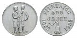 Filzteich, Bergbau-Medaille 1983; Aluminium, 0,84 g, Ø 20,1 mm