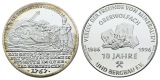 Oberwolfach, Bergbau-Medaille 1996; 999 AG, 27,10 g, Ø 41,5 mm