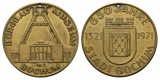 Bochum, Bergbau-Medaille 1971; 1000 AG vergoldet, 14,84 g, Ø ...