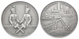 Dortmund-Syburg, Bergbau-Medaille 1999; 999 AG patiniert, 25,7...