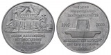 Muldenhütten, Bergbau-Medaille 2000; Zinn, 34,14 g, Ø 40,0 mm