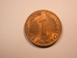 E23 BRD  1 Pfennig 1969 F in vz-st/f.st   Originalbilder