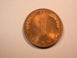 E23 BRD  1 Pfennig 1970 F in f.st/st   Originalbilder