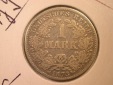 E04  KR  1 Mark  1873 B in s-ss   Silber Originalbilder