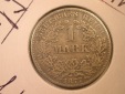 E04  KR  1 Mark  1877 B in s-ss   Silber Originalbilder