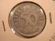 E04  3. Reich  50 Pfennig  1941 B in f.vz   Originalbilder