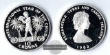 Turks- und Caicosinseln,  10 Crowns 1982 Jahr des Kindes FM-Fr...