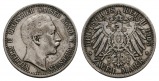 Linnartz KAISERREICH Preussen Wilhelm II. 2 Mark 1905 A, ss