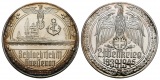 Linnartz 2. Weltkrieg Feinsilbermedaille o.J., SCHLACHTSCHIFF ...