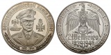 Linnartz 2. Weltkrieg Silbermedaille, Generalfeldmarschall Rom...