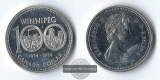 Kanada, 1 Dollar 1974 Winnipeg  FM-Frankfurt   Feinsilber: 11,66g