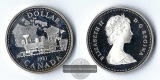 Kanada,  1 Dollar 1981 Transcontinental Railway FM-Frankfurt F...