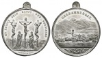 Oberammergau, Medaille o.J., tragbar; Zinn, 17,03 g, Ø 37 mm