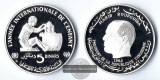 Tunesien  5 Dinars  1982 Jahr des Kindes  FM-Frankfurt  Feinsi...