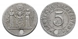 Halberstadt, Notgeld, 5 Pfennig o.J., gelocht