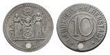 Halberstadt, Notgeld, 10 Pfennig o.J., gelocht