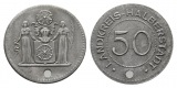 Halberstadt, Notgeld, 50 Pfennig o.J., gelocht