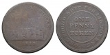 Großbritannien; Bergbau-Token, 1 Penny 1813, Kupfer