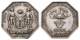 Frankreich; Bergbau-Jeton 1855, Silber, 20,51 g, Ø 36,8 mm