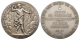 Frankreich; Bergbaumedaille o.J., Silber, 38,48 g, Ø 41,4 mm