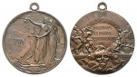 Schweiz; Bergbaumedaille 1906, Bronze, tragbar, 17,61 g, Ø 34...