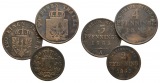 Altdeutschland; 3 Kleinmünzen 1856/1865/1865