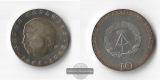 DDR 10 Mark (Käthe Kollwitz) 1967 (Gedenkmünze) 1968  FM-Fra...