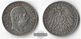 Kaiserreich, Sachsen  2 Mark  1904 E Georg König von Sachsen ...