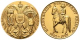 Linnartz Köln vergoldete Bronzemedaille 1977 75 Jahre Ehrenga...