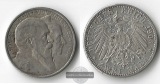 Kaiserreich, Baden  2 Mark  1906 Friedrich I. 1856-1907   FM-F...