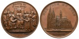 Linnartz Köln Bronzemedaille 1880 (Drentwett) a.d. Domvollend...