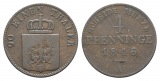 Brandenburg-Preußen, 4 Pfennig 1846 A